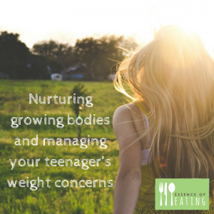 Nurturing growing bodies and managing your teenager’s weight concerns