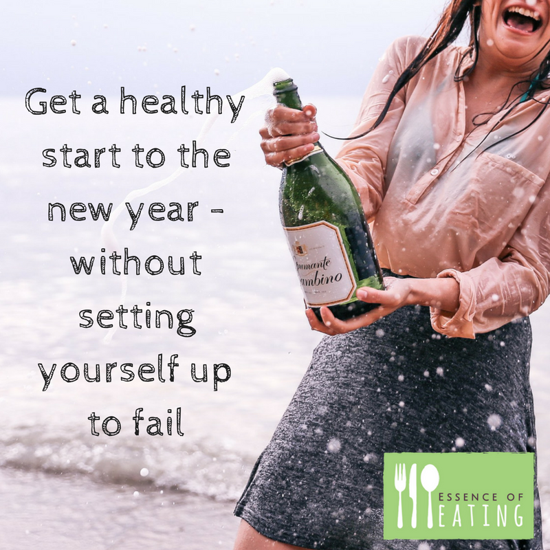 Get a healthy start to the new year – without setting yourself up to fail