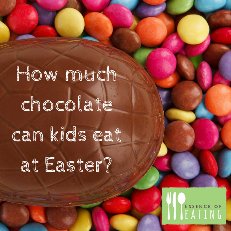 How much chocolate can kids eat at Easter?
